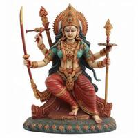 hindu goddess santoshi mata sculpture image photo