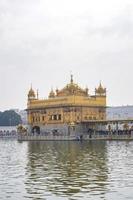 Beautiful view of Golden Temple - Harmandir Sahib in Amritsar, Punjab, India, Famous indian sikh landmark, Golden Temple, the main sanctuary of Sikhs in Amritsar, India photo