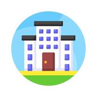 Beautifully designed icon of hotel, modern style vector of hotel building customizable and easy to use