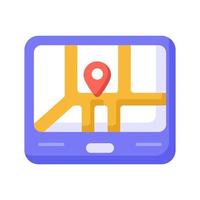 Check this beautiful icon of gps device in editable style, easy to use icon vector