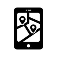 Mobile navigation vector design in modern style, easy to use icon