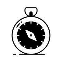 An amazing vector design of compass in modern style, navigation tool icon