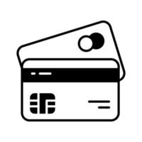 Atm card vector design in modern style, card for online payments and cash withdrawal