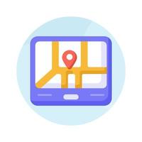 Check this beautiful icon of gps device in editable style, easy to use icon vector