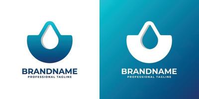 Water Bag Logo. Suitable for any business related to Water and Bag. vector