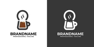 Keyhole Coffee Logo. Suitable for any business related to Keyhole and Coffee. vector