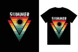 solamente verano camiseta vector