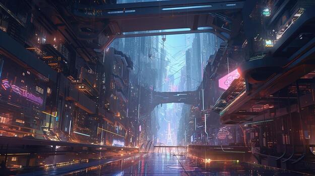 digital reality metaverse, digital art illustration, photo