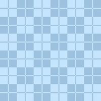 Retro aesthetic pastel seamless pattern in style 60s, 70s. Monochrome geometric background with squares. Trendy vector print. Blue colors