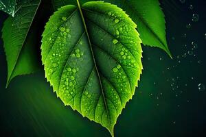 Abstract green striped nature background. photo