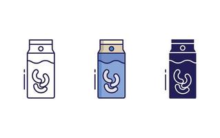 Cashew Milk icon vector