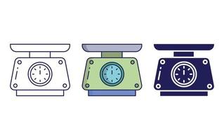 Weighing Scale vector icon