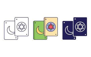 Tarot vector icon