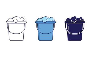 Bucket vector icon