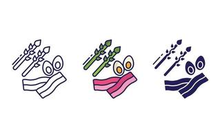 healthy keto icon vector