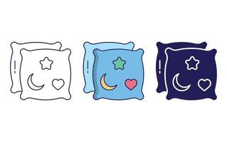Pillow vector icon