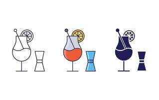 Cocktail vector icon