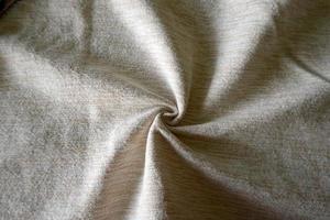 Texture, background, pattern. Texture of white wrinkled fabric. photo
