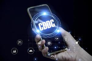 A CBDC is a digital currency issued by a central bank. which has the ability to act as a medium to pay for goods and services can maintain value and is an accounting unit of measurement photo