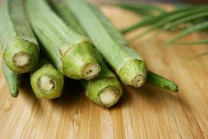 ladies fingers or bhindi a green vegetables,, photo