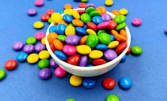 colour ful Chocolate Candy Gems photo