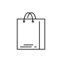 Black friday vector shopping bag icon. Supermarket and buy. EPS 10.