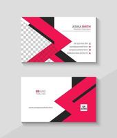 Creative business card template vector