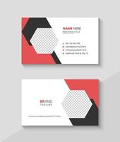 Creative and modern business card, Professional name card vector