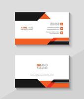 Clean and minimal business card, Modern name card design template vector