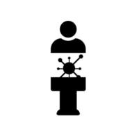 Immune system vector icon logo. Health bacteria virus protection. Medical prevention human germ. corona. covid. vaccine.