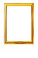 Gold vintage frame. Elegant vintage gold photo