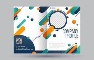 Creative Company Profile Template vector