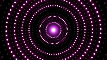 flackern Rosa Farbe Kreis Punkt Beleuchtung Overlay Hintergrund vj Schleife video