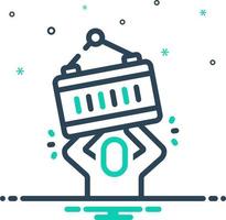 mix icon for overhead vector