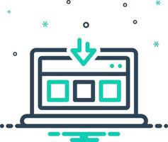 mix icon for input vector
