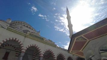 Turkey istanbul 12 january 2023. Camlica Mosque largest mosque in Asia . video