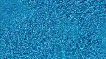 Topview from a drone over the surface of the pool video