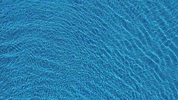 Topview from a drone over the surface of the pool video