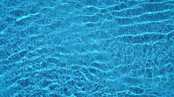 Topview from a drone over the surface of the pool video