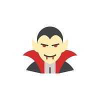 vampire icon. flat icon. vector