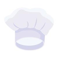 Trendy Chef Headpiece vector