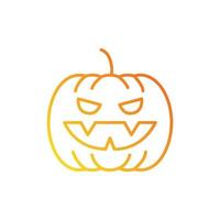 pumpkin icon. gradient icon. vector