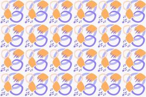 Abstract Geometric Boho Pattern, featuring natural shapes in a minimalistic Nordic style, clean lines and geometric shapes. perfect for creating minimalist prints, textiles, and wallpapers vector