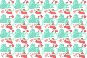 Abstract Geometric Boho Pattern, featuring natural shapes in a minimalistic Nordic style, clean lines and geometric shapes. perfect for creating minimalist prints, textiles, and wallpapers vector