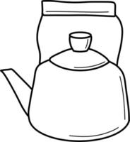 The Kettle Outline vector