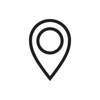 Pin location icon vector design illustration