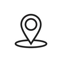 Pin location icon vector design illustration