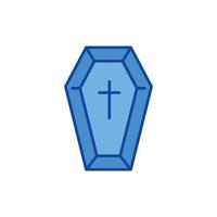 chest icon. blue icon. vector