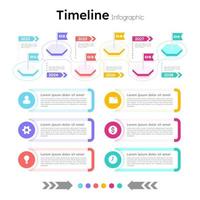 Timeline Infographic Template vector