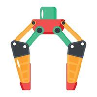 Trendy Robotic Hand vector